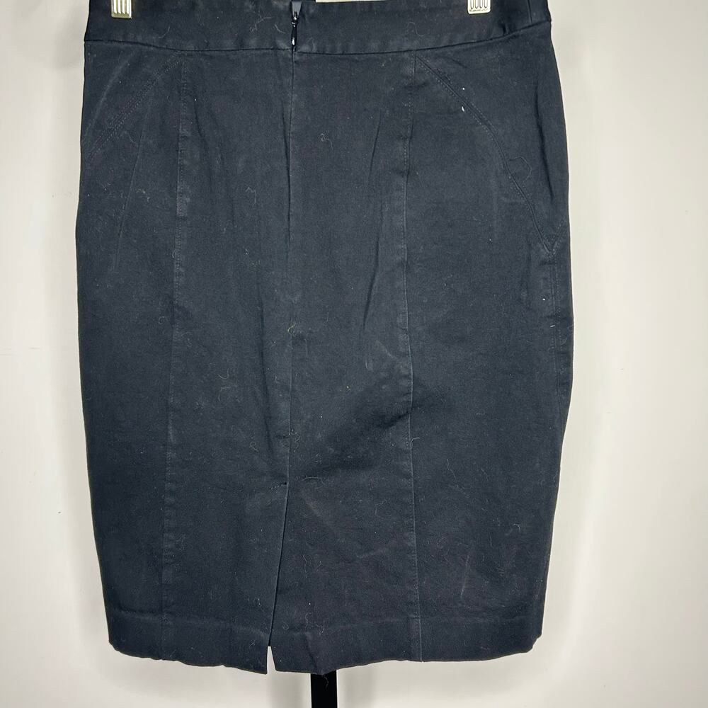 Ann Taylor pencil Skirt-size 4- black knee length‎ - Picture 4 of 4